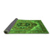 Sideview of Persian Green Traditional Rug, urb2632grn