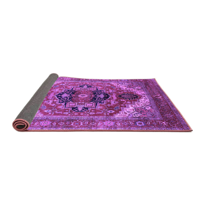 Sideview of Persian Purple Traditional Rug, urb2632pur