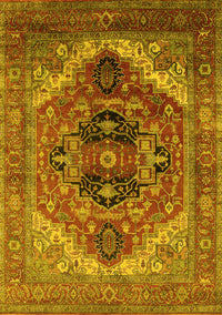 Persian Yellow Traditional Rug, urb2632yw