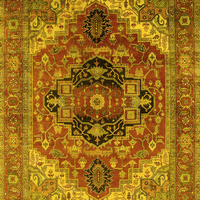 Persian Yellow Traditional Rug, urb2632yw