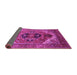 Sideview of Persian Pink Traditional Rug, urb2632pnk