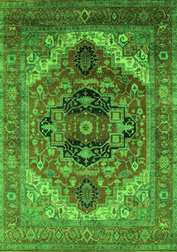 Persian Green Traditional Rug, urb2632grn