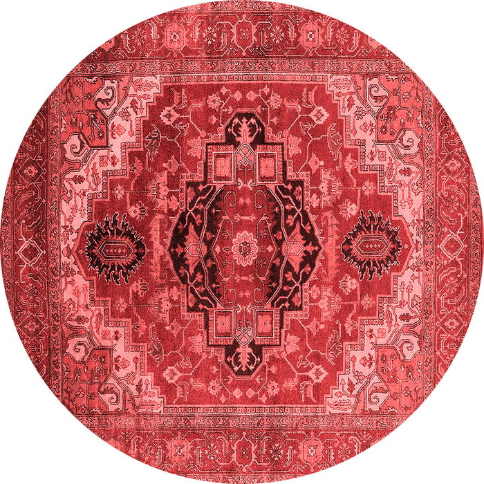 Machine Washable Persian Red Traditional Rug, wshurb2632red
