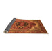 Sideview of Persian Orange Traditional Rug, urb2632org