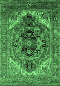Persian Emerald Green Traditional Rug, urb2632emgrn
