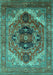 Persian Turquoise Traditional Rug, urb2632turq
