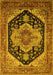 Geometric Yellow Traditional Rug, urb2633yw