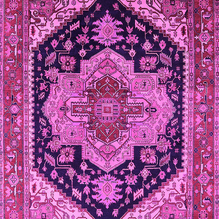 Geometric Pink Traditional Rug, urb2633pnk