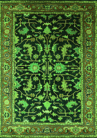 Oriental Green Industrial Rug, urb2634grn