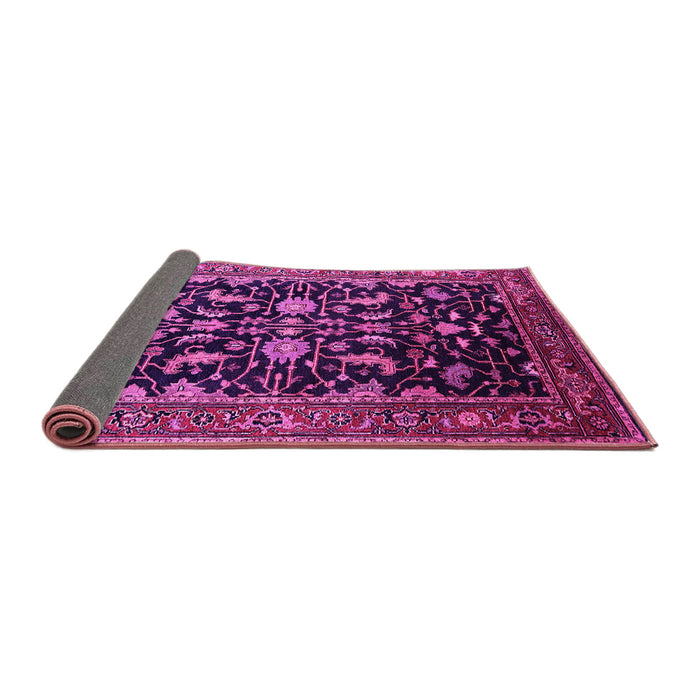 Sideview of Oriental Pink Industrial Rug, urb2634pnk