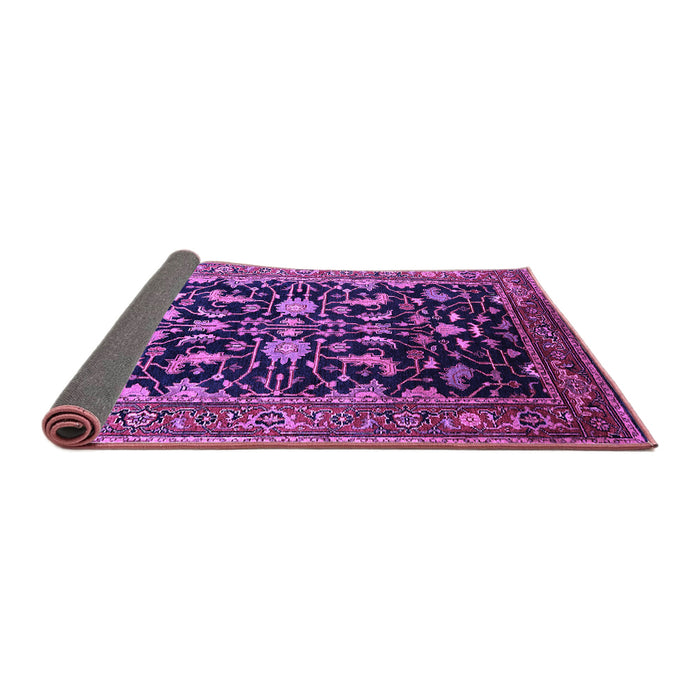 Sideview of Oriental Purple Industrial Rug, urb2634pur