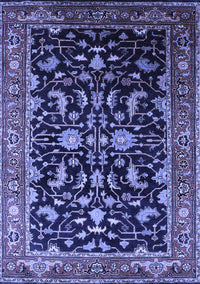 Oriental Blue Industrial Rug, urb2634blu