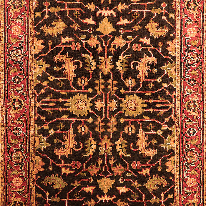 Oriental Orange Industrial Rug, urb2634org