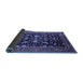 Sideview of Oriental Blue Industrial Rug, urb2634blu