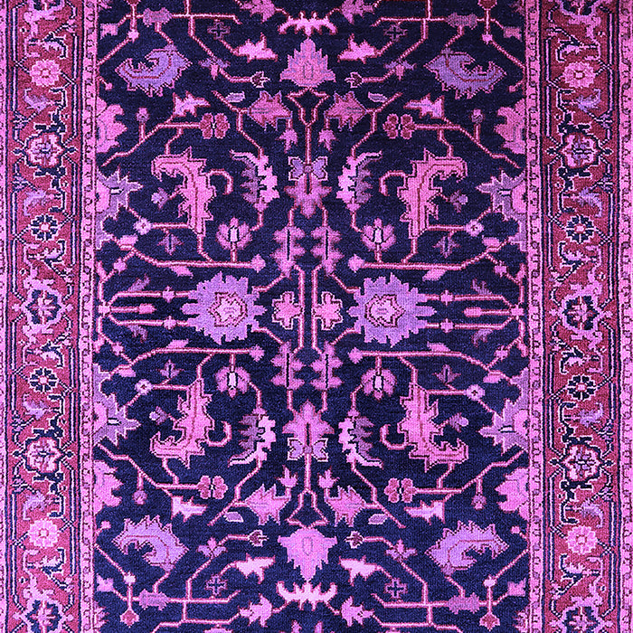 Machine Washable Oriental Purple Industrial Area Rugs, wshurb2634pur