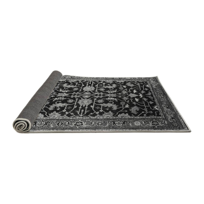 Sideview of Oriental Gray Industrial Rug, urb2634gry