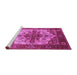 Sideview of Machine Washable Persian Pink Traditional Rug, wshurb2635pnk