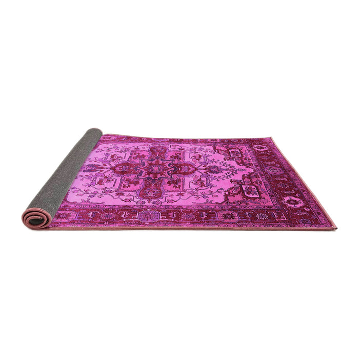 Sideview of Persian Pink Traditional Rug, urb2635pnk