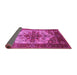 Sideview of Persian Pink Traditional Rug, urb2635pnk