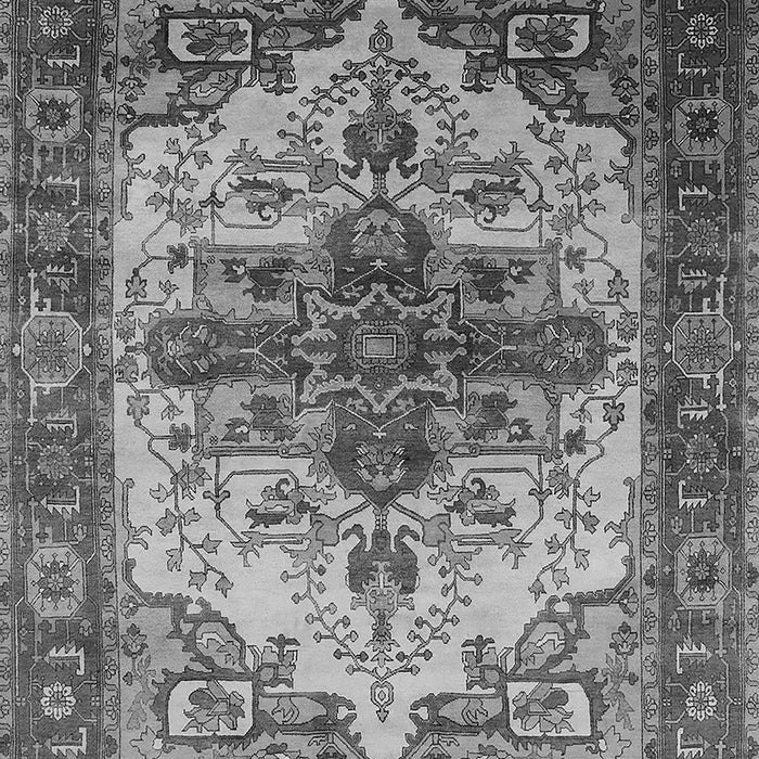 Machine Washable Persian Gray Traditional Rug, wshurb2635gry