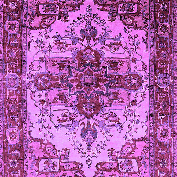 Machine Washable Persian Purple Traditional Area Rugs, wshurb2635pur