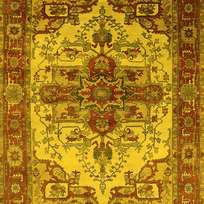 Persian Yellow Traditional Rug, urb2635yw