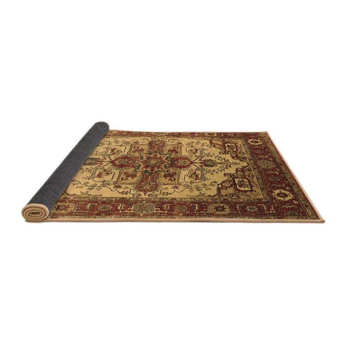 Sideview of Persian Brown Traditional Rug, urb2635brn