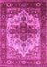 Machine Washable Persian Pink Traditional Rug, wshurb2635pnk