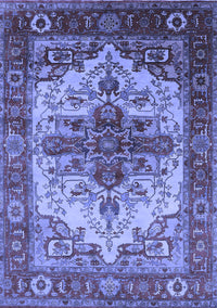 Persian Blue Traditional Rug, urb2635blu