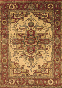 Persian Brown Traditional Rug, urb2635brn