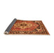 Sideview of Persian Orange Traditional Rug, urb2636org
