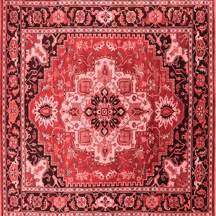 Machine Washable Persian Red Traditional Rug, wshurb2636red