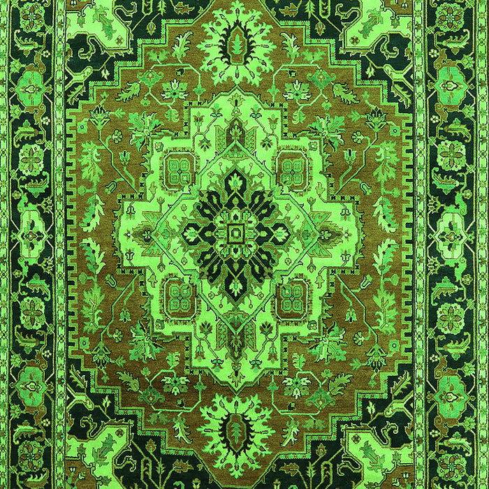 Persian Green Traditional Rug, urb2636grn