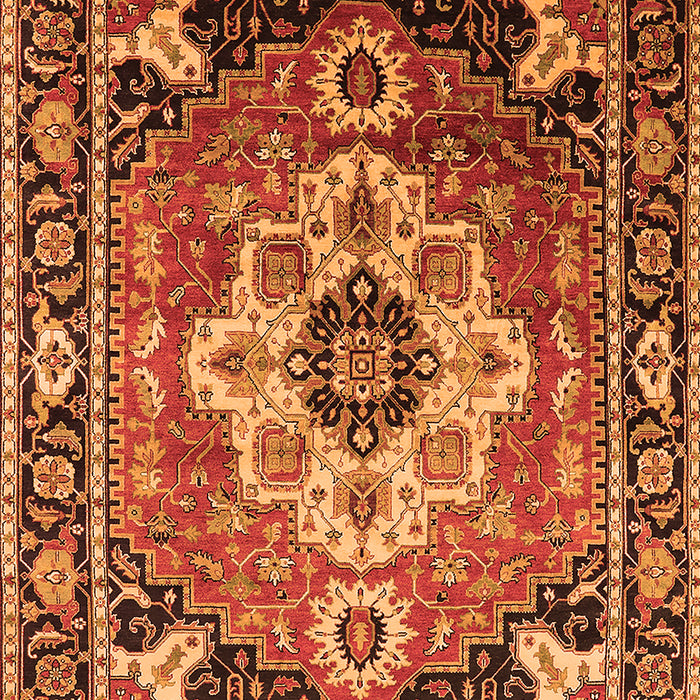 Persian Orange Traditional Rug, urb2636org