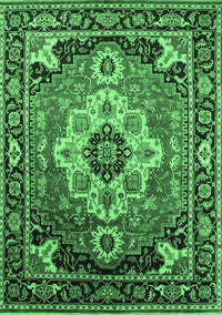 Persian Emerald Green Traditional Rug, urb2636emgrn