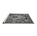 Sideview of Machine Washable Persian Gray Traditional Rug, wshurb2636gry