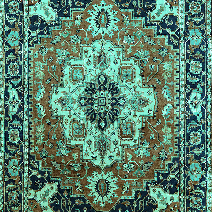 Persian Turquoise Traditional Rug, urb2636turq