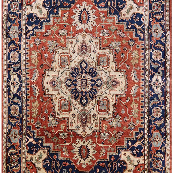 Mid-Century Modern Camel Brown Persian Rug, urb2636