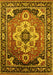 Machine Washable Persian Yellow Traditional Rug, wshurb2636yw