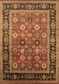 Oriental Brown Industrial Rug, urb2637brn