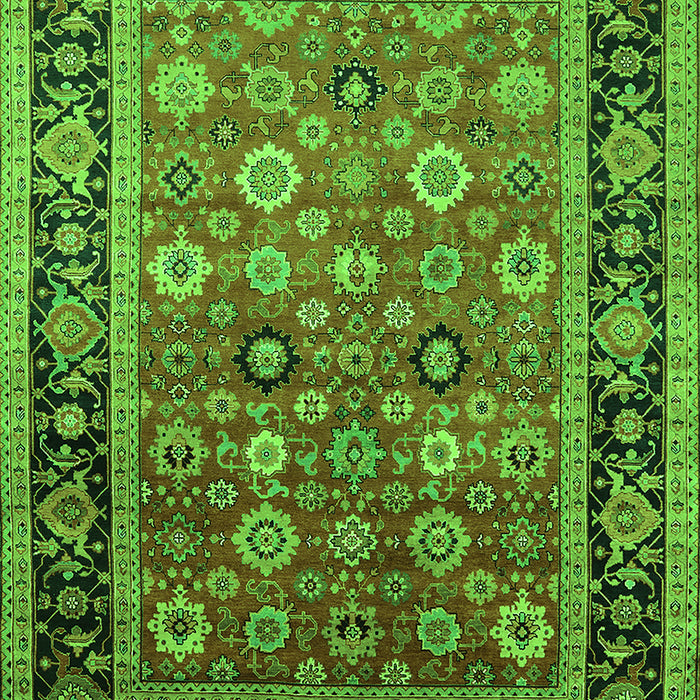 Oriental Green Industrial Rug, urb2637grn