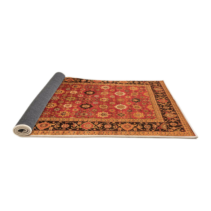 Sideview of Oriental Orange Industrial Rug, urb2637org