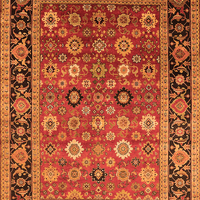 Oriental Orange Industrial Rug, urb2637org