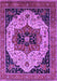 Machine Washable Oriental Purple Industrial Area Rugs, wshurb2638pur