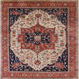 Square Machine Washable Industrial Modern Camel Brown Rug, wshurb2638