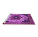 Sideview of Machine Washable Oriental Purple Industrial Area Rugs, wshurb2638pur