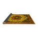 Sideview of Oriental Yellow Industrial Rug, urb2638yw