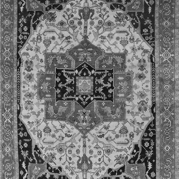 Machine Washable Oriental Gray Industrial Rug, wshurb2638gry