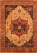 Machine Washable Oriental Orange Industrial Area Rugs, wshurb2638org