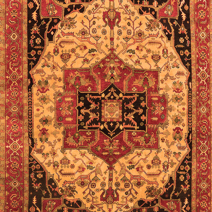 Oriental Orange Industrial Rug, urb2638org